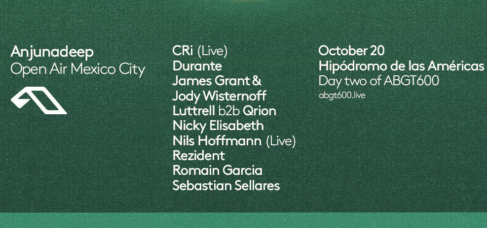 Nils Hoffmann - Live @ Anjunadeep Open Air, ABGT 600 (Hipódromo De Las Américas, Mexico) - 20 October 2024